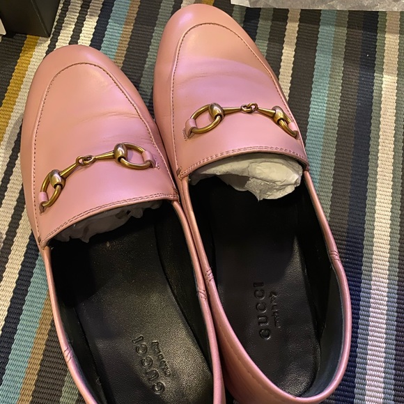 Sold* Gucci Brixton Loafers Pink - Picture 4 of 11